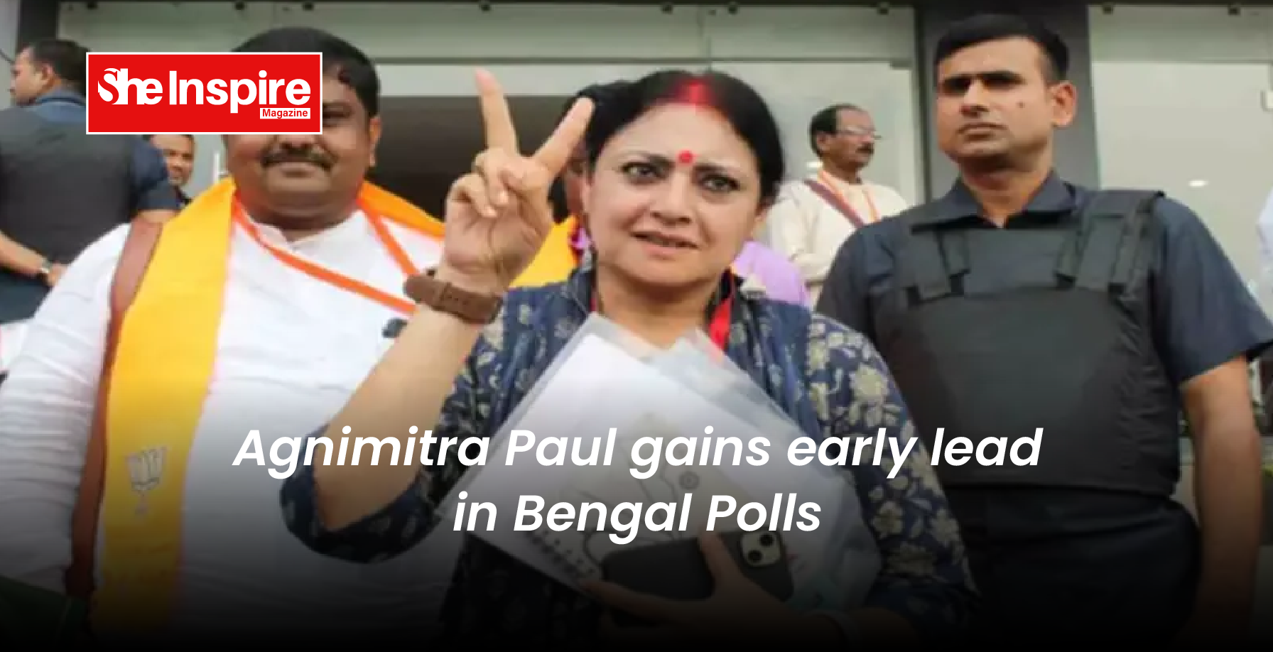 Agnimitra Paul gains early lead in Bengal Polls